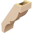 thumbnail image 5 of Ekena Millwork 5"W x 10"D x 14"H Valencia Rough Cedar Woodgrain TimberThane Knee Brace, Primed, 5 of 6