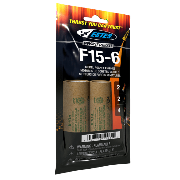 Estes F15-6 Engines EST10032 / EST1652