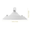 thumbnail image 2 of Mobutofu Light Fixture Mounting Plate White Metal Round Covering Repair 1 Set, 2 of 6