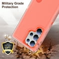 thumbnail image 6 of Decase for Samsung Galaxy S23 Ultra Case Heavy Duty Full Body Shockproof Kickstand with Ring Holder Hybrid Bumper Silicone Hard Back Cover for Samsung Galaxy S23 Ultra, Orange+Clear, 6 of 9