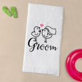 thumbnail image 3 of CafePress - Groom Wedding Cute Birds - Large Beach Towel, Soft 30"x60" Towel with Unique Design, 3 of 3
