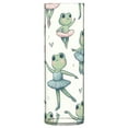 thumbnail image 2 of Ballerina Frogs Flower Vase 11.8x3.9 inch Vases Clear Non Breakable Plastic for Modern Home Wedding Decor, 2 of 6