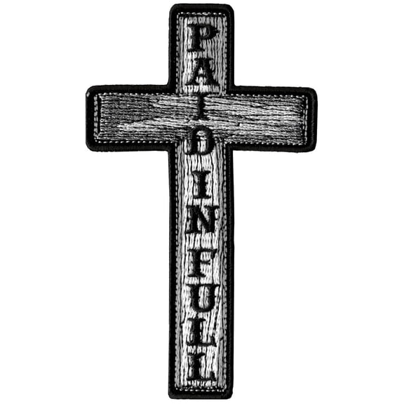 Hot Leathers PPA7240 Paid in Full 3" x 5" Patch 3 Width x 5 Height Inches