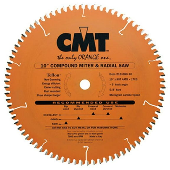 Cmt  10 In. Compound Miter And Radial 10in.