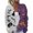 Gray, variant on Halloween Cardigan Sweaters for Women Knit Pumpkin Bat Ghost Print Button Up Casual Cardigan Funny Printed Holiday Halloween Outfits Black 3XL