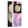 thumbnail image 2 of Dteck for Samsung Galaxy Z Flip 5 Case, Marble Design Thin Sturdy Hard PC Slim Shockproof Anti-Scratch Protective Cover for Samsung Galaxy Z Flip5 5G,Pink, 2 of 5