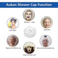 thumbnail image 5 of Disposable Shower Caps Clear Plastic Elastic Bath Cap Waterproof Hair Caps, 5 of 5