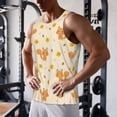 thumbnail image 5 of Cauagu Squirrel And Leaves Print Men's Sleeveless Muscle Shirts,Tank Tops Quick Dry Workout Tank Top Gym Muscle Tee Fitness Bodybuilding T Shirt for Men-X-Large, 5 of 7