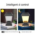 thumbnail image 2 of Kuymtek Lámpara de cabeza de columna impermeable al aire libre LED Villa Courtyard Square Luz solar, 2 of 9