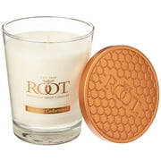 Root Candles Honeycomb Veriglass Scented Beeswax Blend Candle, Large, Japanese Cedarwood