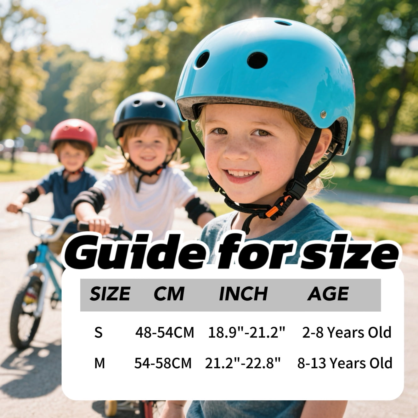 Kids Bike Helmet, Toddler Bicycles Helmets for 3-12 Boys Girls, Adjustable Cycling Multi-Sport Child's Helmet for Roller Skating Scooter CPSC