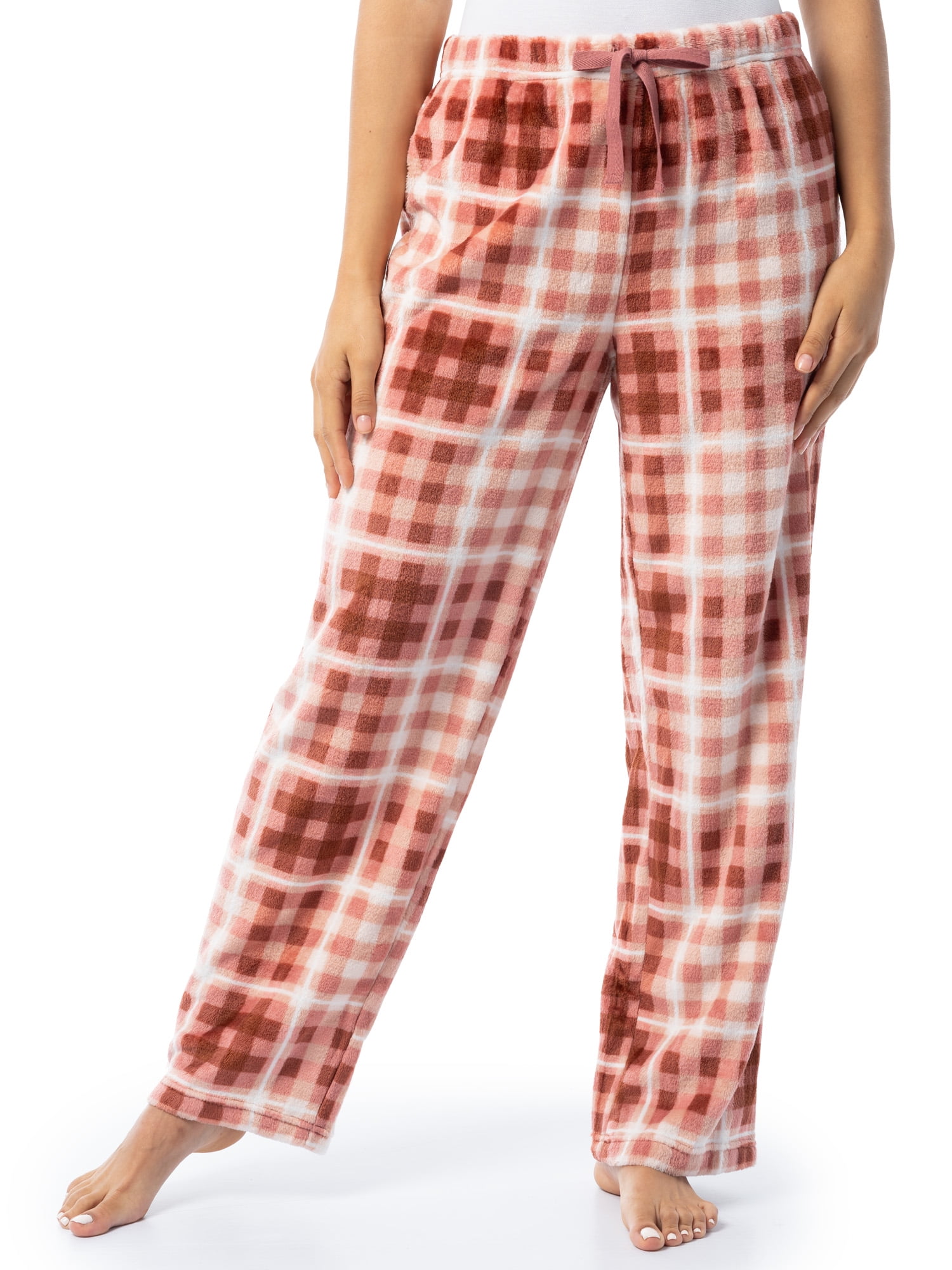 Fruit of the Loom Women's Beyond Soft Long Sleeve Top & Fleece Bottom Pajama Set, Sizes S-4X
