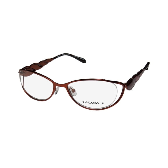 NEW KOALI 6982K WOMENS/LADIES DESIGNER FULL-RIM COPPER / RUBY FRAME DEMO LENSES 52-17-130 EYEGLASSES/EYEWEAR