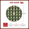 thumbnail image 2 of Haiem Peacock Gold Feather Pattern Christmas Tree Skirt Merry Christmas Party Christmas Tree Decoration,New Year Decorations-48", 2 of 6