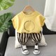 thumbnail image 1 of Conjunto de ropa para bebés de 1 a 5 años, ropa informal a la moda, novedad de verano, 2023 qym unisex, 1 of 2