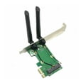 thumbnail image 3 of 2X Tarjeta Inalámbrica WiFi Mini PCI-E Express Una Adaptador PCI-E con 4 Antenas Externas para PC, 3 of 5
