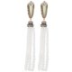 thumbnail image 4 of Pendientes largos de perlas PendienPendientes largos de perlas, bonitos pendientes, encantadores y hermosos para la familia de los amigos., 4 of 8