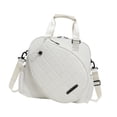 thumbnail image 1 of DYNWAVECA Tennis Bag Tennis Shoulder Bag Tote Sport Bag Badminton Racket Carry Bag Racket Pocket Tennis Crossbody Bag Tennis Racket Bag White, 1 of 10