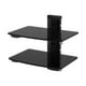 thumbnail image 2 of Repisa flotante doble de cristal templado moderno. Soporta hasta 10 kg por repisa. 43 x 36 x 25 cm., 2 of 7