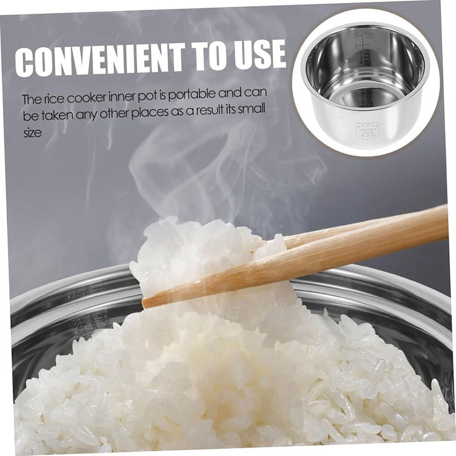 Rice Cooker Inner Tank Instant Cooker Inner Stove Rice Cooker Pot Cooking Pot Accessories Rice Cooker Stainless Steelpot