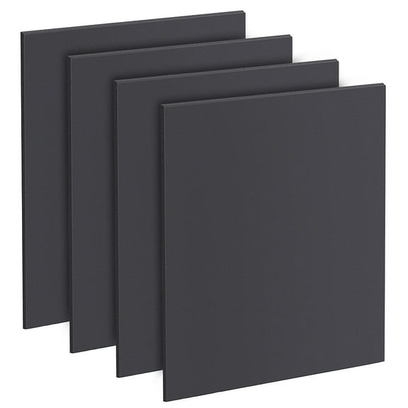 4pcs 4pcs PVC Foam Board sheet 10x8inch Rectangle Black Foam PVC Plates Plastic Sheets for Mounting Crafts Modelling Art Display School Projects 3mm Thick