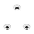 thumbnail image 1 of ZheElen Computer Desk Hole Cover Round Detachable Insulative Round Anti-rust Adjustable Desktop Cable Fixing Grommet Organizer 50mm Silver 3Set, 1 of 6