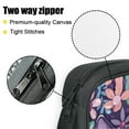 thumbnail image 5 of ZUXONGSY French Bulldog Flower Print Bible Cover for Women Men Bible Case Bible Carrying Case with Handle Large Church Bag Zippered Bible Tote Bible Gift Handbag, 5 of 7