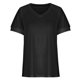 thumbnail image 4 of Fashion Lace Stitching Short Sleeve V-Neck T-Shirt Tops Blouse, 4 of 5