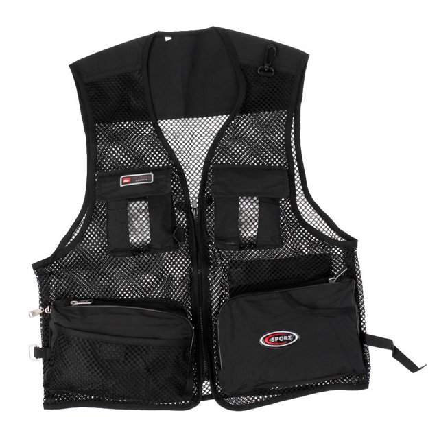Chaleco de Mal Multibolsillos de Secado Rápido para Hombre, Transpirable, Senderismo, Pesca, Fotografía, Chaleco Informal XXXL Baoblaze Chaleco