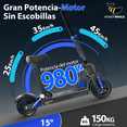 thumbnail image 3 of Scooter Eléctrico Honey Whale C1 Azul, 3 of 8