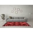 thumbnail image 3 of Ahgly Company Indoor Rectangle Abstract Red Modern Area Rugs, 6' x 9', 3 of 4