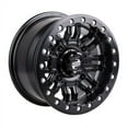 thumbnail image 5 of (2 Pack) 4/156 Tusk Nebo Beadlock Wheel 14x7 4.0 + 3.0 Matte Black for Yamaha Wolverine Rmax 4 1000 xt-R 2021-2022, 5 of 8