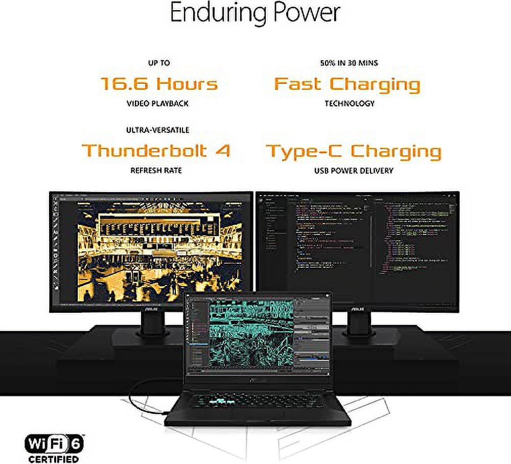 ASUS TUF Dash Gaming Laptop, 11th Gen Intel 4-Core i7-11370H, 15.6" FHD 144Hz IPS Display, NVIDIA GeForce RTX 3050Ti, 16GB DDR4 512GB SSD, Single-Zone RGB Backlit Keyboard, Type-C, Wi-Fi 6, Win11 Pro