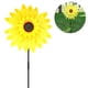 thumbnail image 1 of Hilanderos de viento de girasol grandes para patio y jardín, molino de viento de girasol de metal para molinetes de balcón, decoración al aire libre de patio, decoración de jardín, arte de jardín, 1 of 5