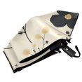 thumbnail image 6 of FORMRS Travel Umbrella Folding Auto Open Close Windproof Rain UV Protection, Small Black Flowers, 6 of 8