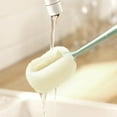 thumbnail image 6 of Long Handle Cleaning Brush - Us Sponge Cleaning Brush Plastic Long Handle Cup Feeding Bottle Scrubber Cleaning Brushes with Soft Sponge for Coffee Glasses Pot Cup Winebottle Baby Bottles, 6 of 8