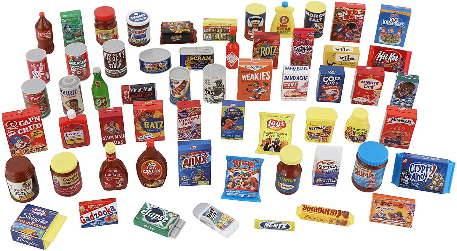 Details about   TOPPS OFFICIAL WACKY PACKAGES MINI SERIES 1 3D PUNY PRODUCTS YOU PICK $1.99 SHIP 
