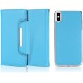 thumbnail image 1 of iphone 6 leather wallet case wide buckle separable blue case, 1 of 7