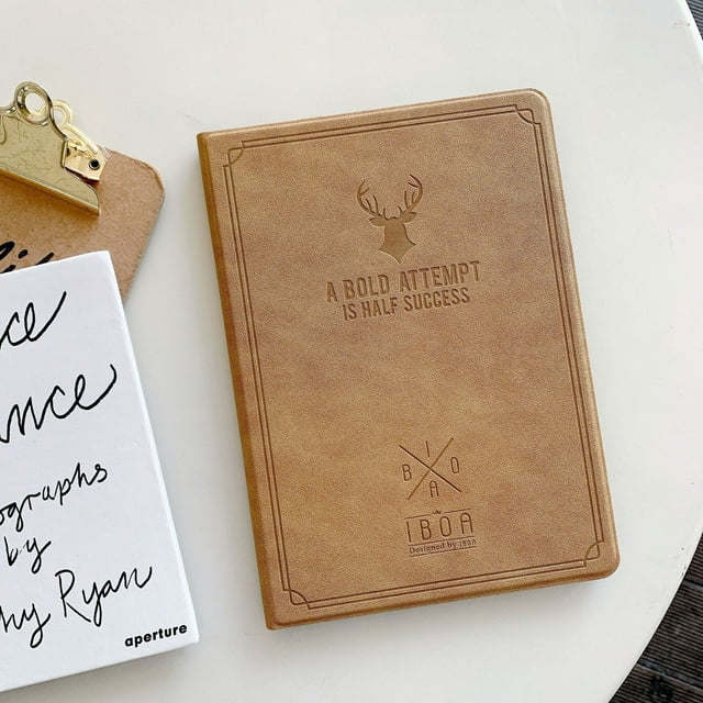 Tablet Case For Ipad Air 5th Retro Pattern Deer Head Pattern With Stand Book Style Leather Cover For Ipad Mini 6 8th 9th 10.2 Sandy Brown For iPad mini 6