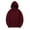 Red, variant on Men'S Hoodies Solid Color Casual Loose Fit Hooded Sweatshirts Comfoty Soft Long Sleeve Pullover Tops Spring Fall Outfits Clothes Black L
