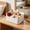 White WH, variant on WWV Desktop Storage Box Cosmetic Storage Basket Wood Compartments for Media Devices Remote Control Organizer Storage Basket for Living Room Coffee Table Shelves Bedside Nightstands Black