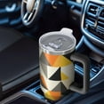 thumbnail image 6 of OBREWU Modern Art Geometric Tumbler with Handle and Lid,Modern Art Geometric 40oz Double Wall Vacuum Insulated Tumbler,Cups Gift for Women and Men, 6 of 7