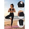 thumbnail image 5 of NELEUS Womens High Waist Running Workout Yoga Leggings with Side Pocket,Black,US Size L, 5 of 10