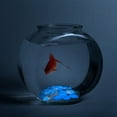 thumbnail image 6 of 50 Pcs Blue Luminous Stones, Glow in The Dark Pebbles Stone Ice Rocks Table Scatter Confetti Vase Filler, Garden Walkaway Aquarium Fish Tank, 6 of 14