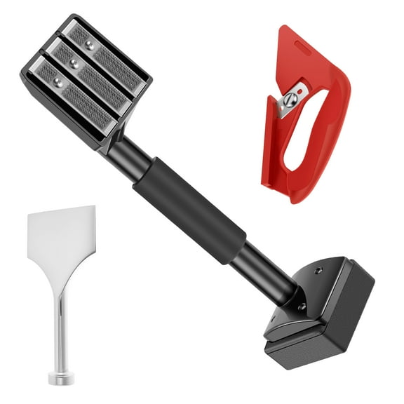 Carpet Installation Knee Kicker Adjustable Knee Kicker Carpet Stretcher Carpet Fitting Tool with Telescoping Handle Carpet Installation Tool DIY Knee Kicker for Carpet Installation