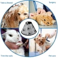 thumbnail image 4 of Collier de Récupération pour Chat et Chien Tête de Vache Ajustable Cône de Chat Guérison après Chirurgie pour Chats, 4 of 7
