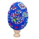 thumbnail image 5 of Huevos de Pascua de arcilla polimérica con lentejuelas y nieve para hacer tú mismo, suministros decorativos para fiestas de Pascua. Azul, 5 of 9
