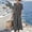 01 Gray, variant on Women's V-Neck Bow Detail Short Sleeve Relaxed Fit A-Line Dress with Pockets Elegant Flowy Effortless Chic