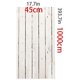 thumbnail image 3 of 1 Roll White Wood Wallpaper Wood Peel And Stick Wallpaper White Wallpaper Removable Vintage Wood Plank Wallpaper Self Adhesive Decorative Wall Covering PVC Shelf Drawer Liner Roll 17.7in*393.7in, 3 of 4