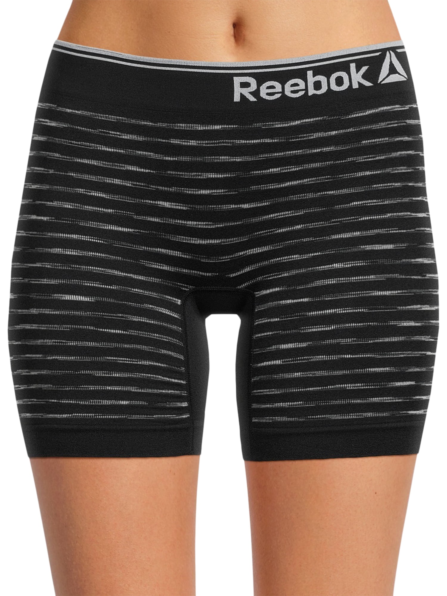 Reebok Women's Seamless Long Leg Boyshort Underwear, 3-Pack, Sizes XS-3XL
